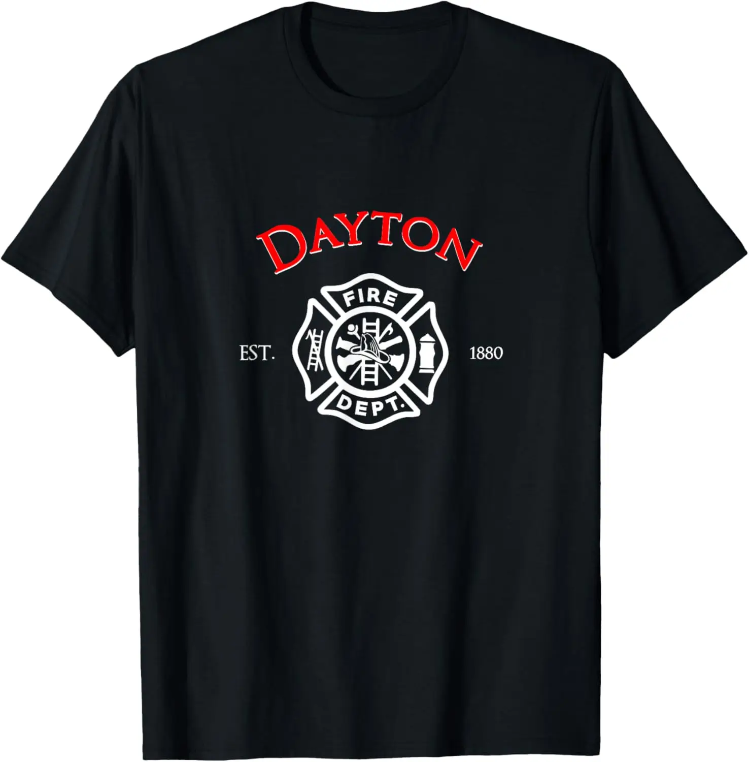 City of Dayton Fire Rescue Ohio Firefighter Duty T-Shirt