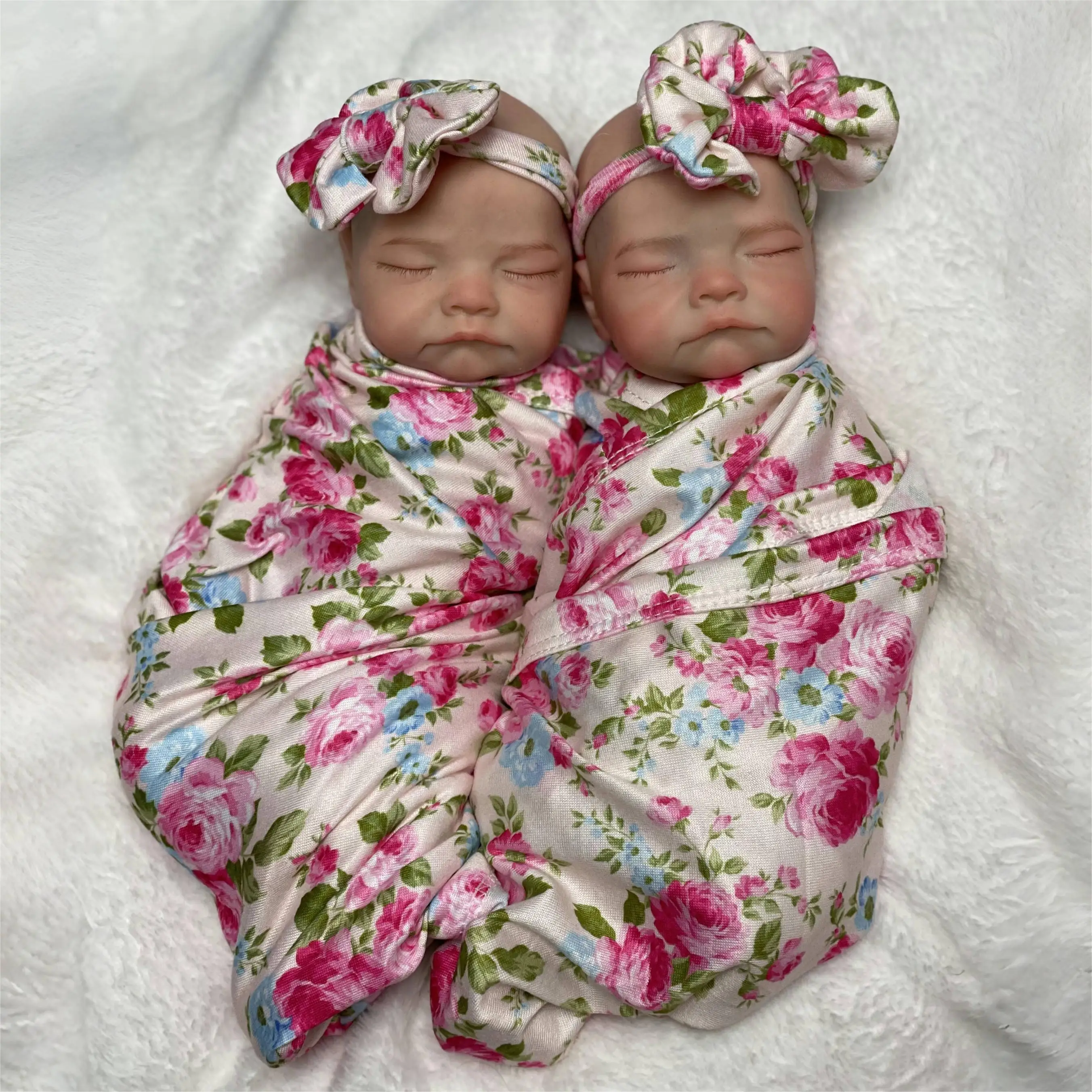 10Inch Sleeping Silicone Girl Bebe Reborn Dolls Handmade Painted Full Body Soft Silicone Newborn Baby Doll For Kids De Silicone