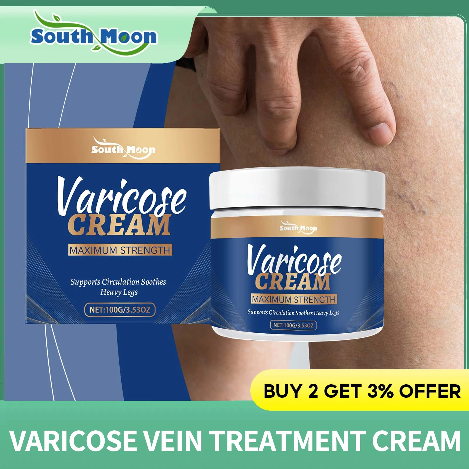 

Лечение варикозного расширения вен, крем для ног, крем для улучшения кровообращения, разглаживающий кожу, крем для облегчения васкулита, флебита