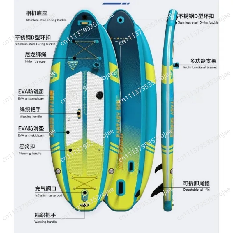 Inflatable Surfboard & Hydrofoil Board, Stand Up Paddle Board SUP for Adults, Inflatable Paddle Board with Pump for Surfing