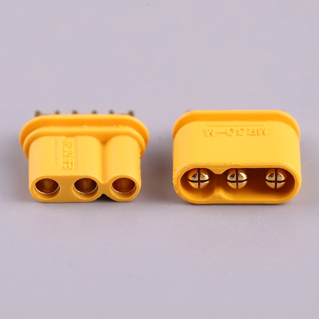 Amass Upgrated of XT30 Connector MR30 Connector Plug Female and Male Connector Plugs Gold Plated For RC Parts