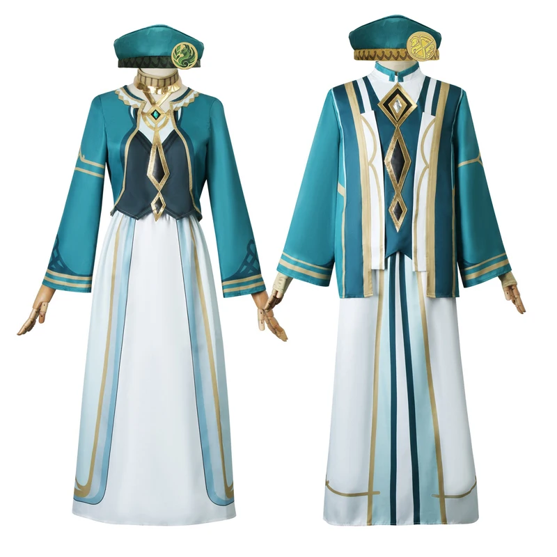 

Genshin Impact The Akademiya Six Sects Cosplay Costume Anime Group Organization Uniform Halloween Carnival Party Costumes