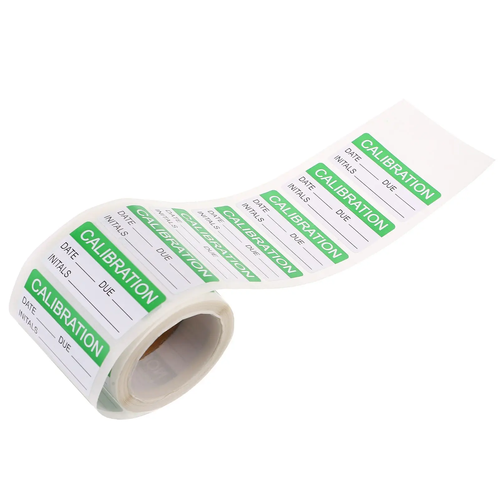 

300pcs Self-adhesive Calibration Labels Stickers Green Quality Control Maintenance Markers Writeable Smooth Surface