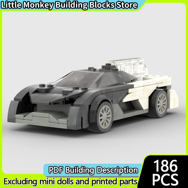 

Speed Racing Car Model MOC Building Bricks Supercar Concept Car Modular Technology Children Holiday Gifts Assemble Toys Suit