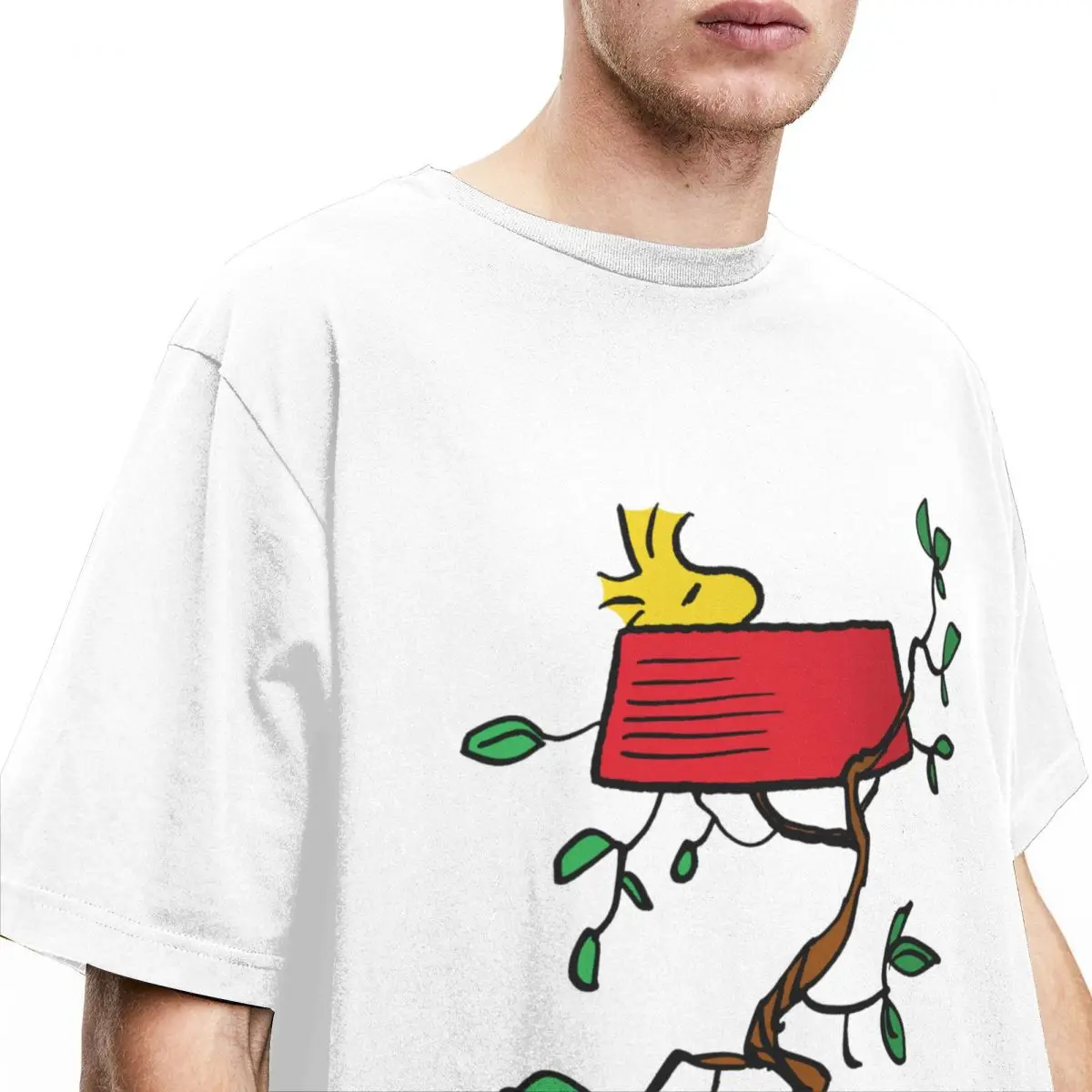 Peanuts Woodstock Napping Men Women's T Shirts Merch Funny Tees T-Shirts Pure Cotton Plus Size Clothing