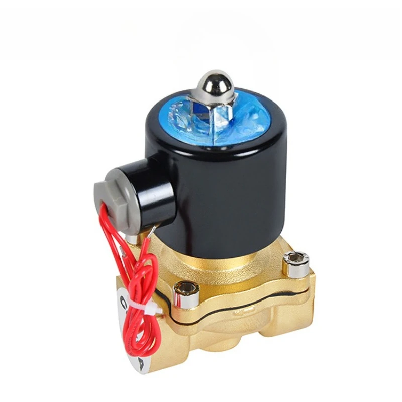 Normally closed Normally open 2W brass solenoid valve Zero pressure start two-position two-way valve
