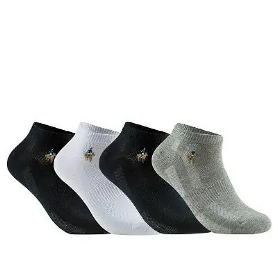 Solid Color Socks Fashion Business Men Cotton Low Cut Socks Breathable Anti-Bacterial Deodorant 3Colors Accessories Gifts