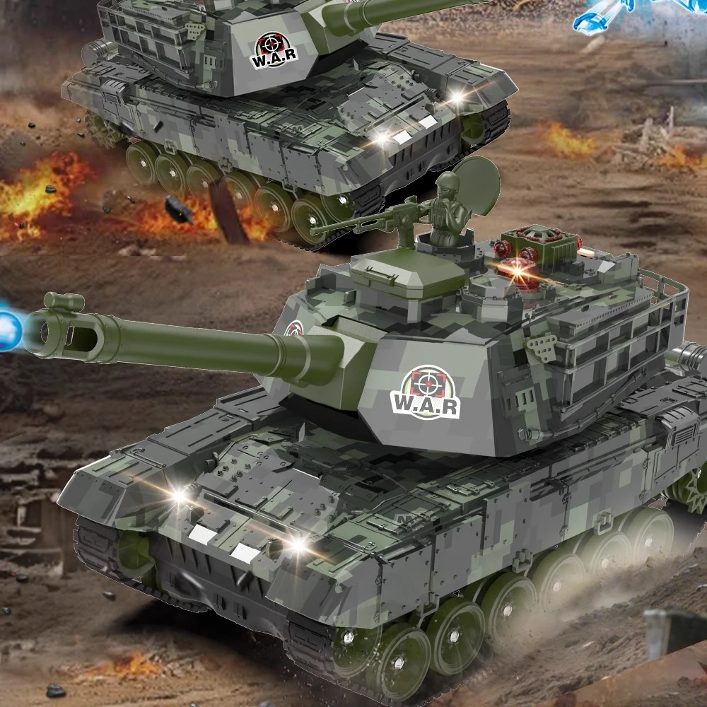 รถถังบังคับวิทยุ JJRC ยิงระเบิดน้ำ รถถังจำลองบังคับวิทยุ รถถังต่อสู้บังคับวิทยุ 2.4G รถบังคับวิทยุไฟฟ้า ของเล่นรถบังคับวิทยุ ของขวัญ