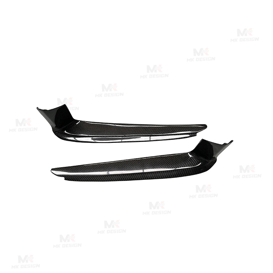Carbon Fiber Front Bumper Splitters for Porsche 911 992 2019-2022 Front Bumper Canards Flaps Trim Car Accessories view 3