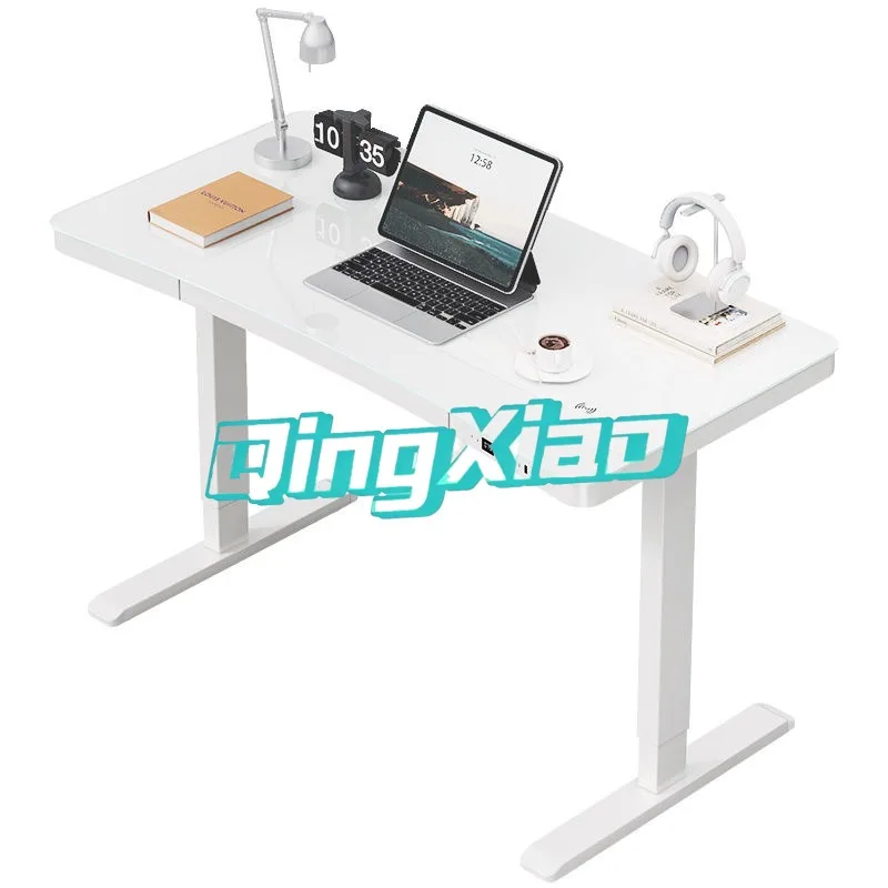 Electric Height Adjustable Desk Smart Dual Motor Standing Table For Gaming Home Office Study Writing Workstation With Drawer