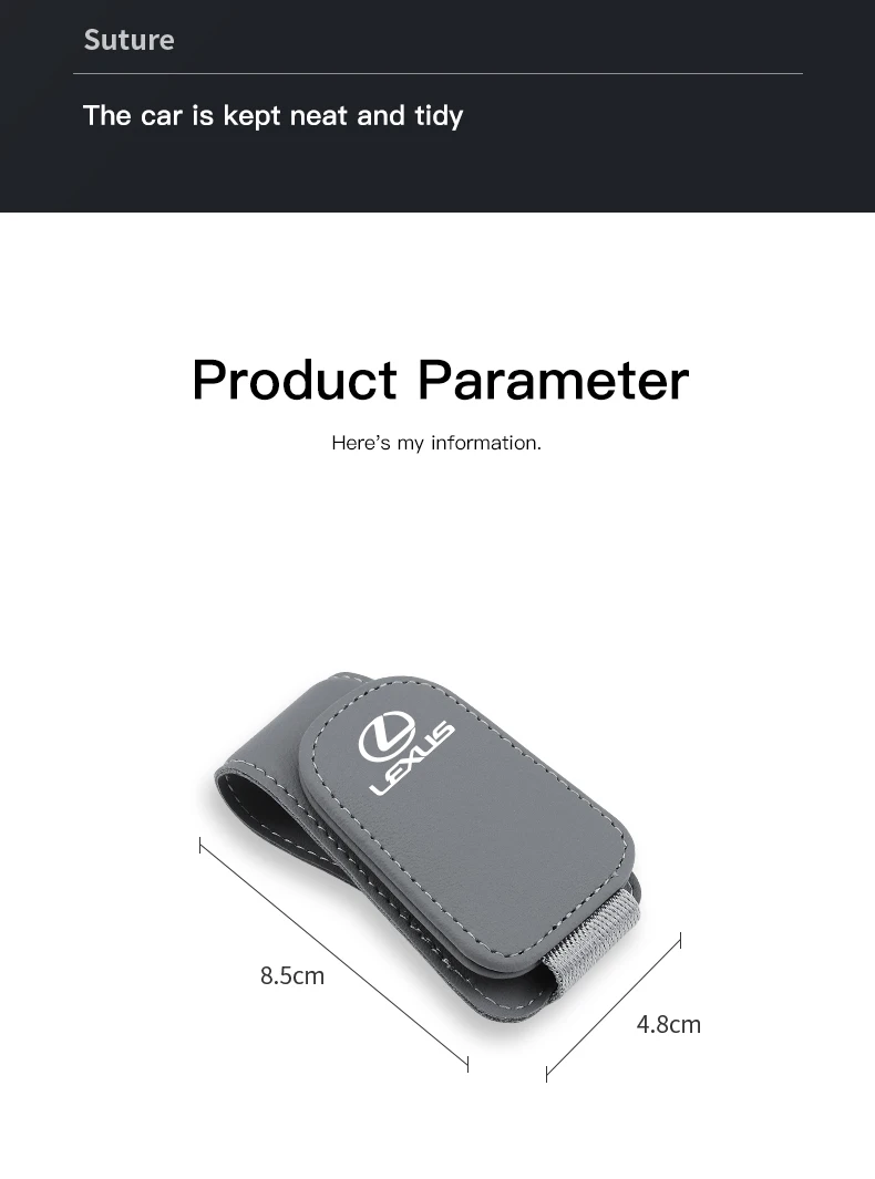 Accesorios de Clip de almacenamiento de tarjetas de boletos de gafas automáticas para Lexus RX330, IS250, Ct200h, ES300h, RX350, IS300h, NX300h,