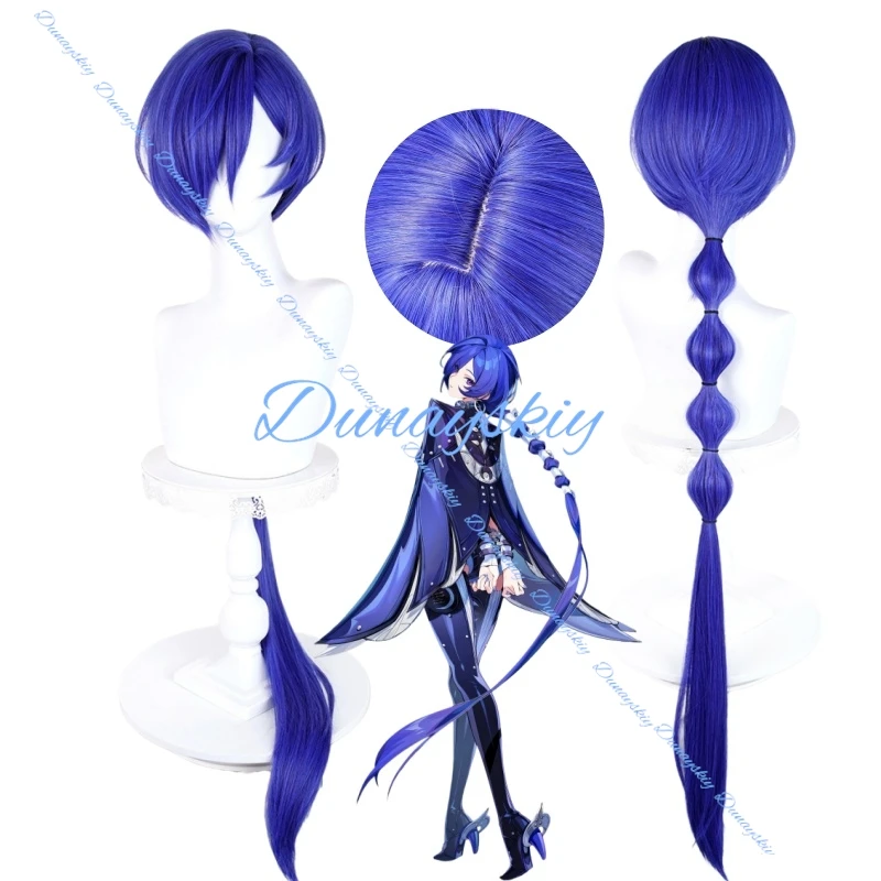 

Promeia Cosplay Wig Zenless Zone Zero Blue Purple Gradient 120cm Heat Resistant Synthetic Hair Halloween Costume