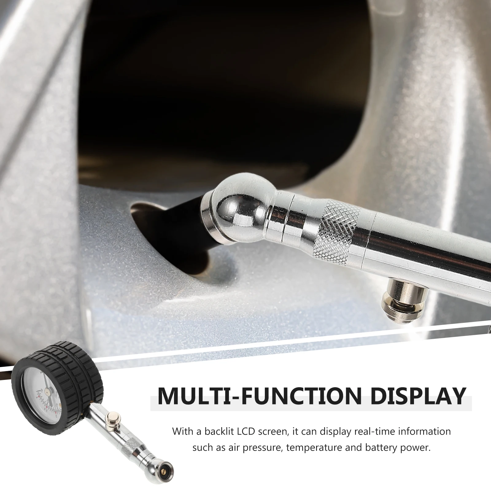 

High-Precision Digital Gauge Car Pressure Monitoring Device Portable Protective Case Vehicle Tire Pressure Testing Tool For