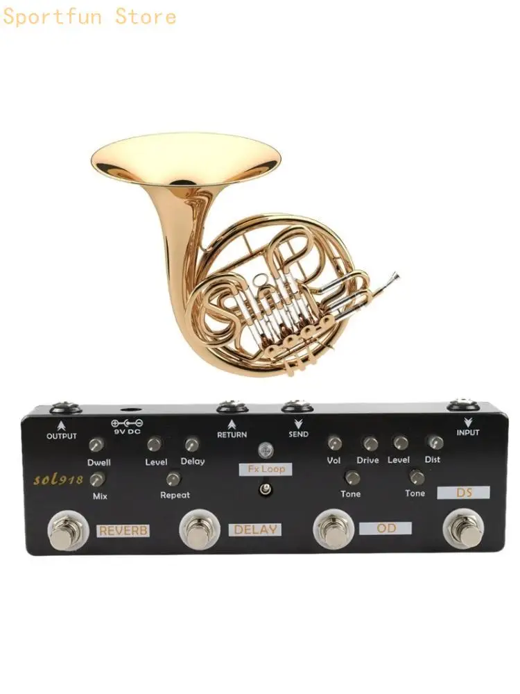 Professional Guitar Buffer Pedal with High Impedance Input for Clear and Noise Reduction in Effects Chain X7JD