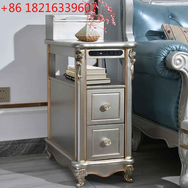 

Гостиная, скандинавский узкий длинный приставной столик из массива дерева, современный простой прямоугольный угловой шкаф