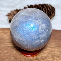 High Quality Natural Crystal Moonstone Sphere Ball Gemstones Healing Polished Mineral Energy Home Decorations Gift
