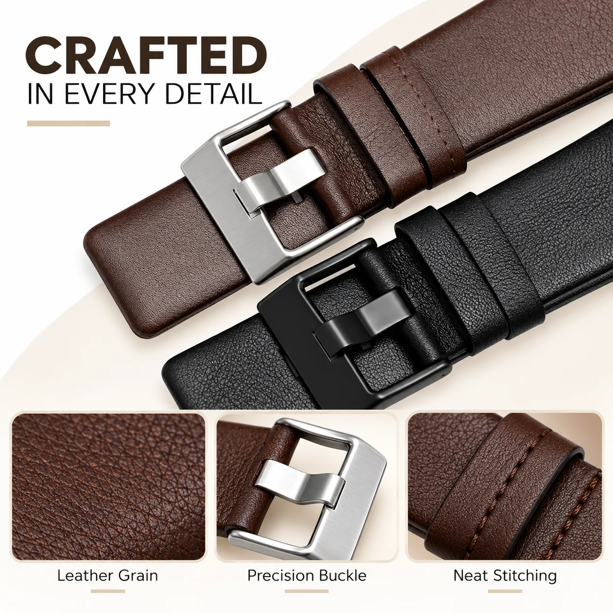 32mm For Diesel Dz4246 Dz1273 Dz1216 Concave Interface Cowhide Strap High-end Skin Friendly Genuine Leather Watchbands