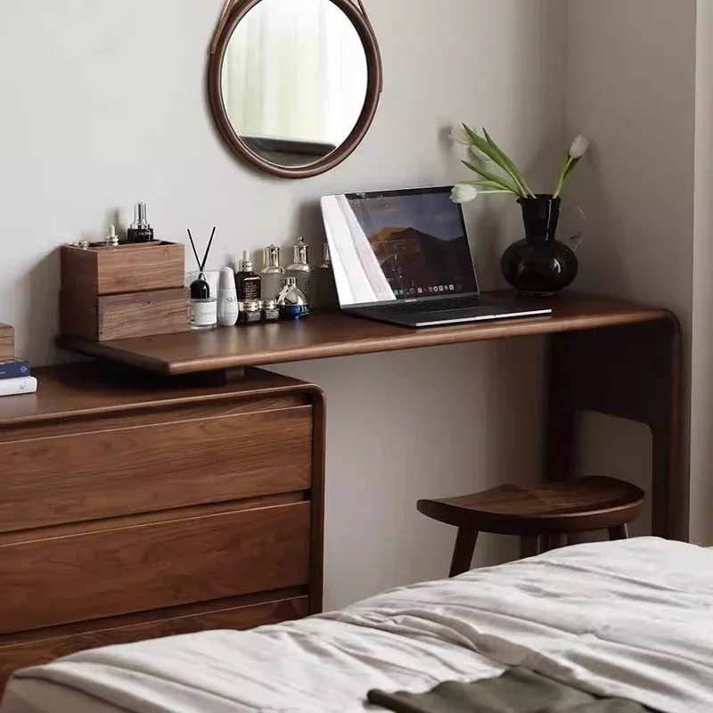Modern Drawers Vanity Table Makeup Bedroom Bedside Study Living Room Dressing Table Wood Vintage Penteadeira Home Furniture