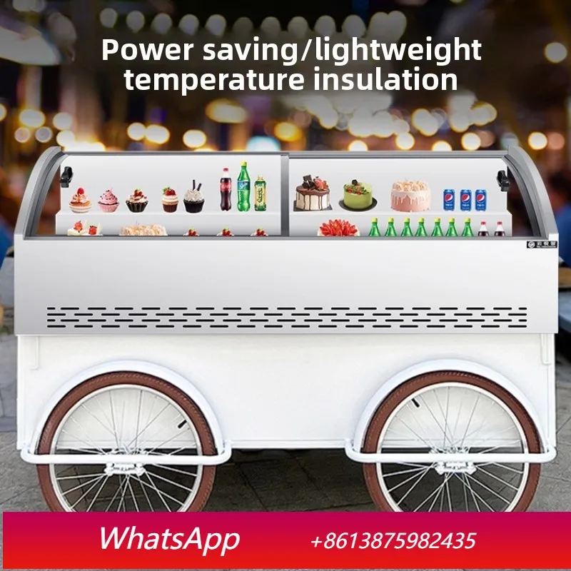 CX  desktop display cabinet refrigerated and fresh-keeping ladder type fresh meat cake a la carte freezer night market stall