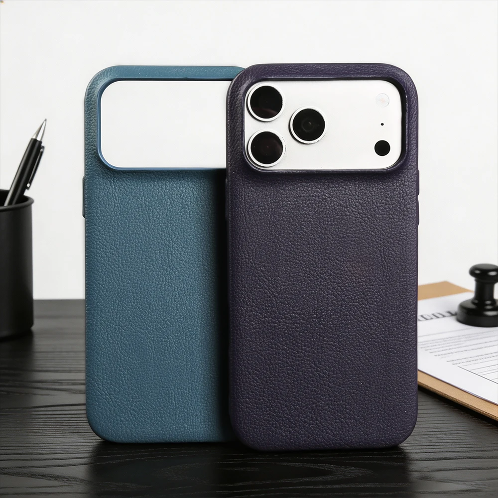 Fashion Phone Leather Case For iphone 18 17 Pro Max Air 17e 16e 16 15 14 7 8 Plus 13 12 Mini 11 Back Cover Case Shockproof Shell