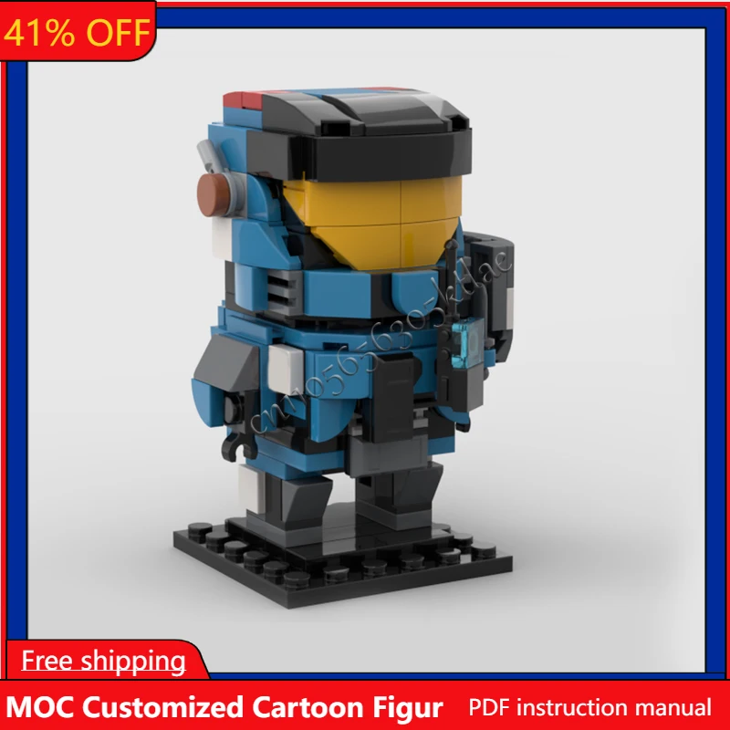

208PCS MOC Customize Famous Game Characters Series Noble 1 Brickheaded Sets DIY Creative Assembly Toys Gifts Collection Display