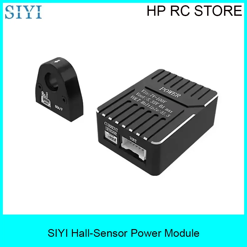 

SIYI Hall Sensor Power Module 60V 90A High Precision Wide Voltage for PX4 Pixhawk Flight Controller Current Monitor