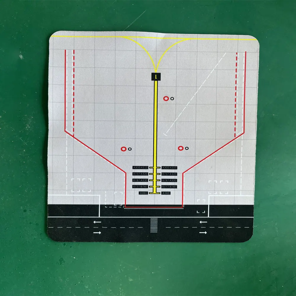 Tarmac Airport Passenger Aircraft Runway Model PVC Parking Apron Pad Model for Airliner Plane Model Aircraft Scene Display