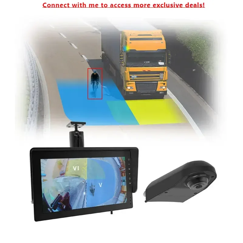 

R46 Approved 10.1 Inch Front View Class V VI Mirror Camera Monitor System For HGV