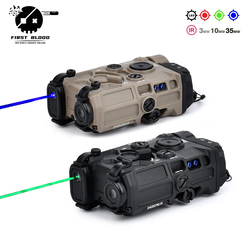 التكتيكية Eotech OGL أحمر أخضر أزرق PEQ مؤشر الليزر الضوء الأبيض مصباح يدوي مع مفتاح ضغط صالح 20 مللي متر Picatinny الادسنس #1