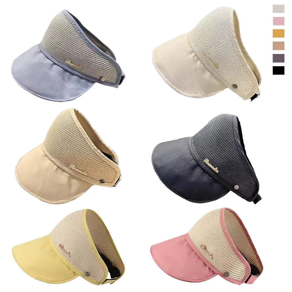 New Empty Top Duck Tongue Sun Hat For Women's Summer Outings Sunshade And UV Protection Modify Face Shape Travel Portable Hat