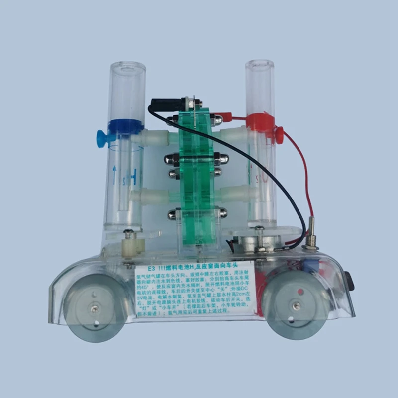 Pila de combustible de hidrógeno y oxígeno, nueva aplicación de energía, demostración de coche, consulta científica, instrumento de experimento de enseñanza