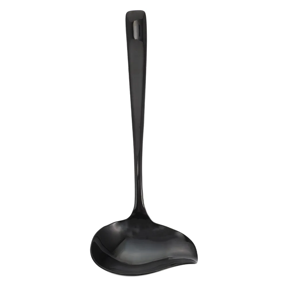 Stainless Steel Sauce Spoon Duckbill Design Long Handle Mini Ladle for Soup Gravy Dressing Kitchen Gadgets Serving Spoon