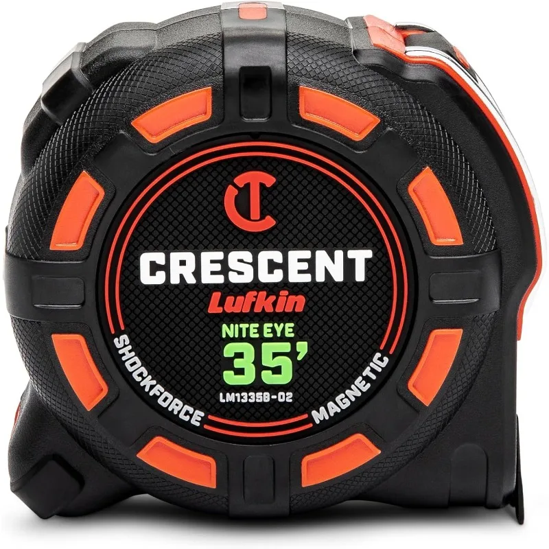 

Crescent Lufkin 35 Ft. SHOCKFORCE NITE EYE Magnetic Tape Measure | LM1335B-02