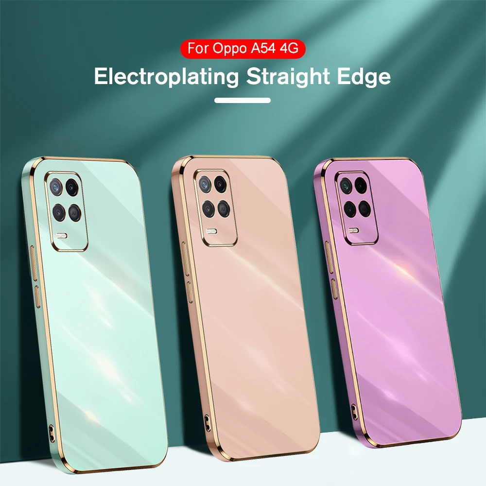 Противоударный защитный чехол для Oppo A54 4G, силиконовый чехол с покрытием для Appo A 54 Realme C11 C21 C20 Realmy C 11 21 20