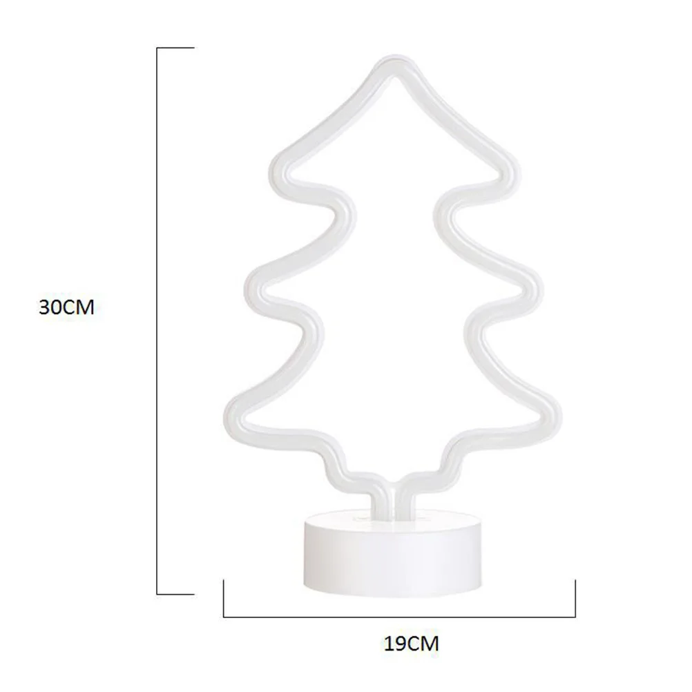 ضوء ليلي لشجرة عيد الميلاد LED مع مصباح سطح مكتب متوهج أبيض دافئ أو ضوء زخرفي أخضر يعمل بمنفذ USB لصالة الغرفة