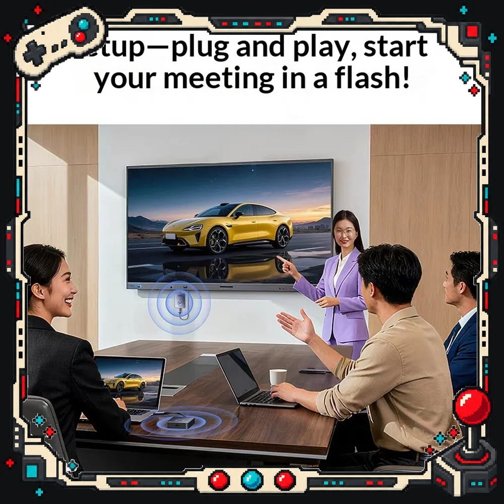 UGREEN S303 Wireless Presentation System 50m HDMI Transmitter 1080P 5.8G for Phone Tablet Laptop