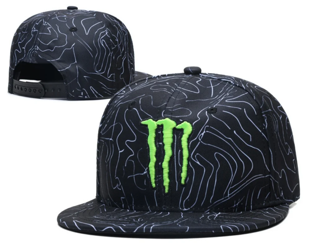 Cappellino da Baseball Monster Energy, Cappello da Corsa F1 e Moto, Cappello Alla Moda con Protezione Solare per Sport All'aperto, Unisex
