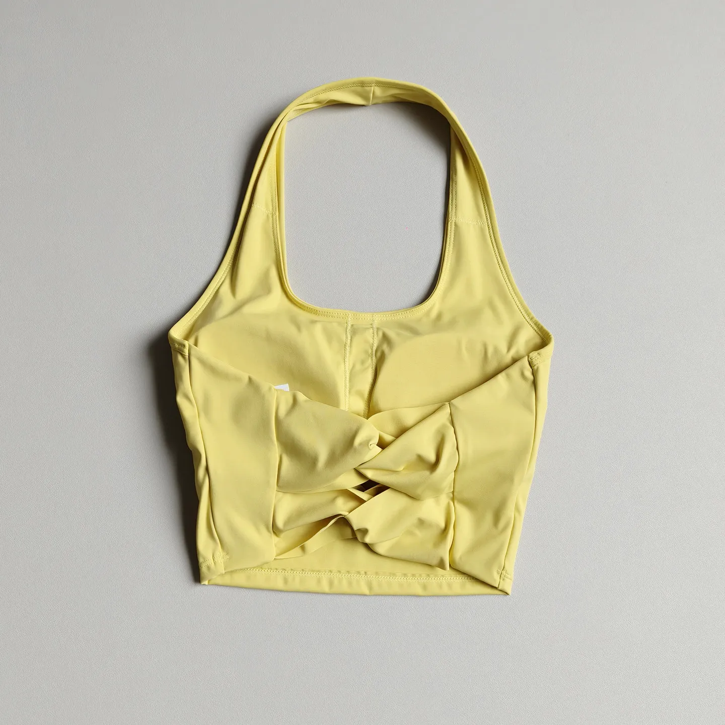 Hochintensiver Sport-BH für Frauen mit Brustpolstern, Neckholder, Yoga-Rücken, Trainings-Laufweste, eng anliegender Fitness-BH-Top – Detail 7