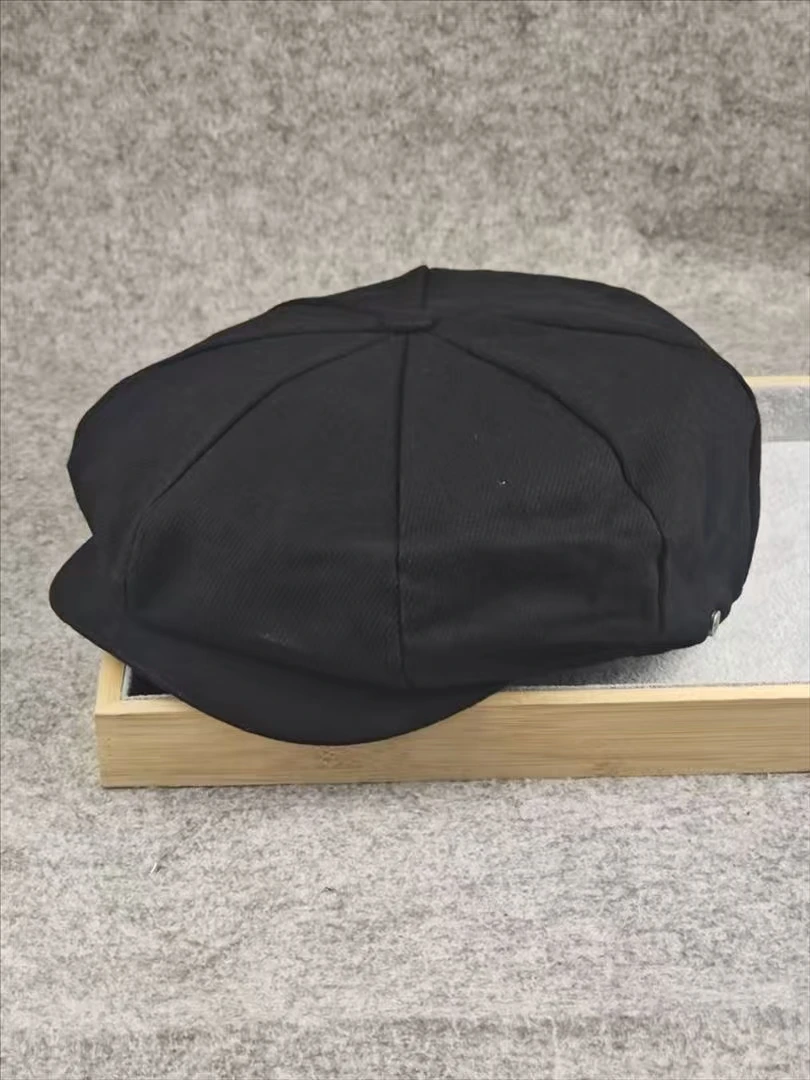 Cotton Big Size Summer Newsboy Cap Men Twill 8 Panel Hat Baker