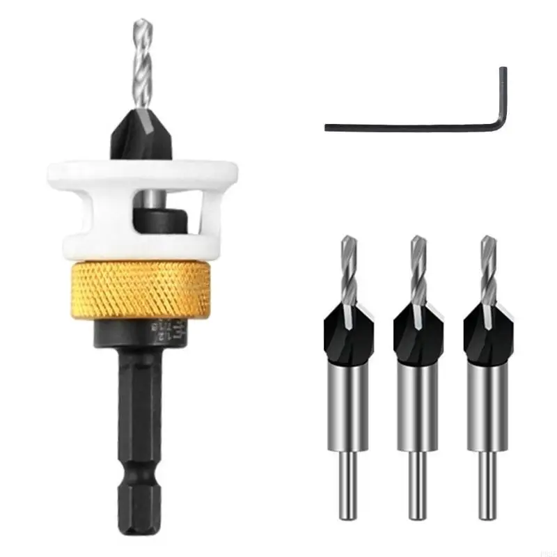 P82E Home CounterSink Bit Foret Fas Easy Vis Installation avec contrôle profondeur réglable