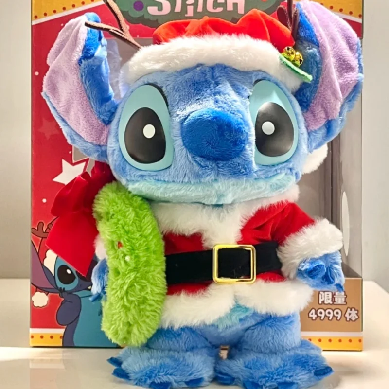 Anime Disney Lilo & Stitch la serie de Papá Noel Stitch muñecas Navidad edición limitada muñeca juguetes regalos de navidad