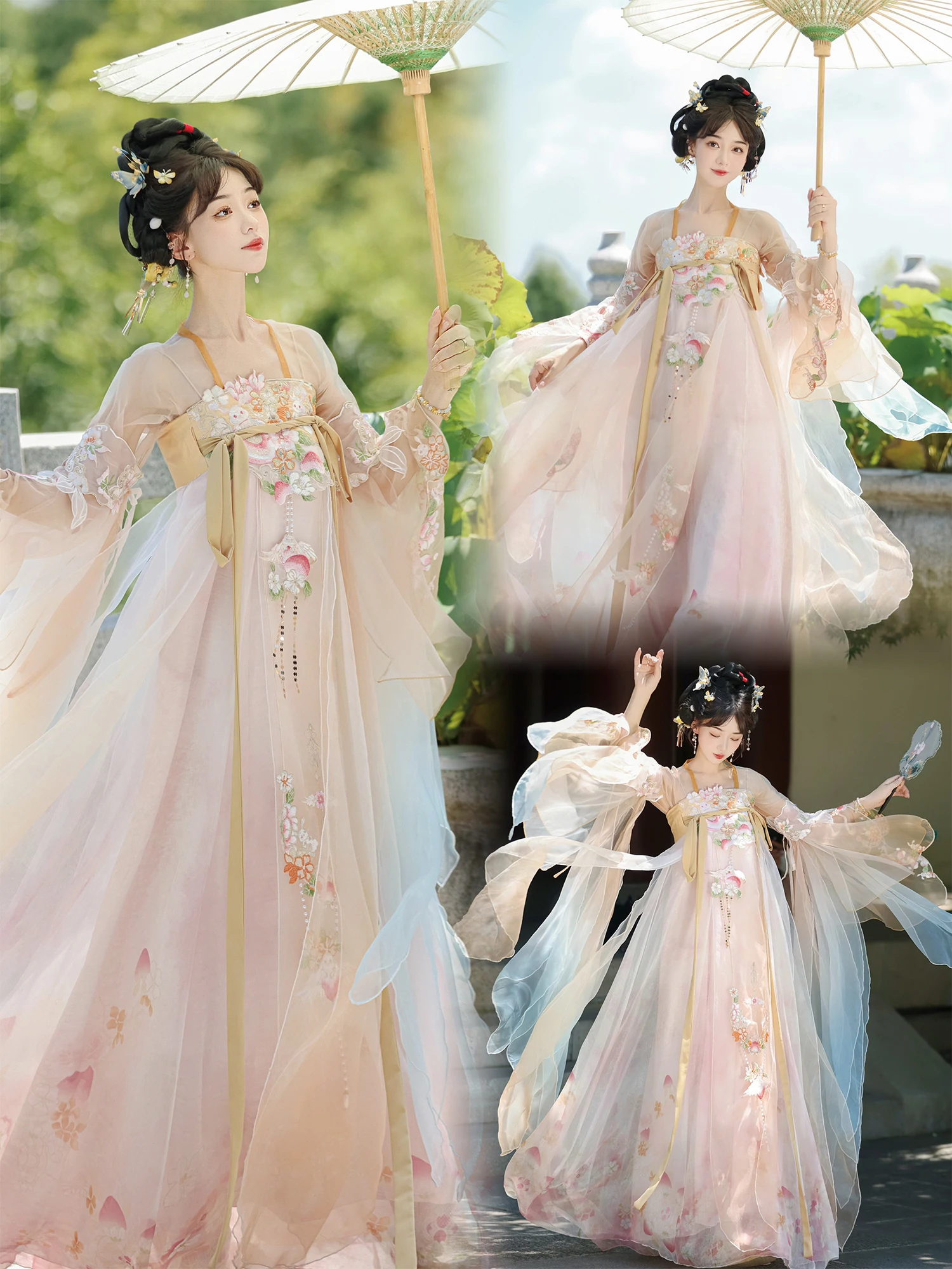 

Xianchuxi оригинальная Hanfu Rabbit Chatter весна-лето Sle длиной до груди Svel сказочная повседневная одежда женская C...