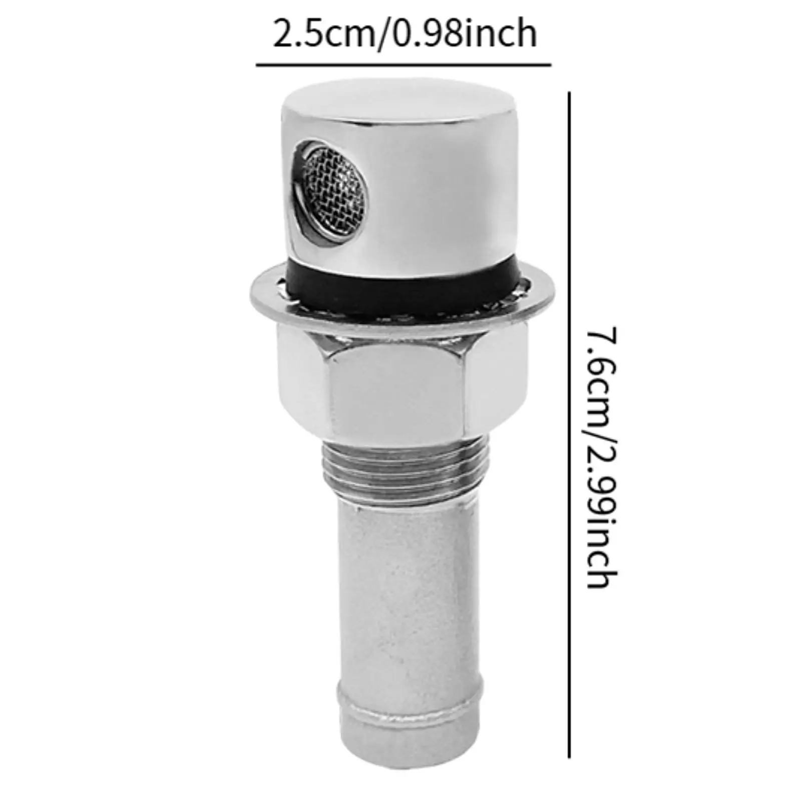 قارب بحري خزان الوقود تنفيس سهل التركيب عملي للقوارب البحرية يخت قارب ملحق قارب خزان ثقب الهواء قارب الوقود الاستراحة #6