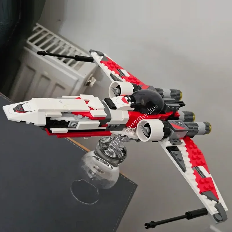 245PCS Jedi Bob\'s Z95 Headhunter Space War Weapon MOC SpaceShip Battle Model Building Blocks Architecture DIY Model Toys Gift