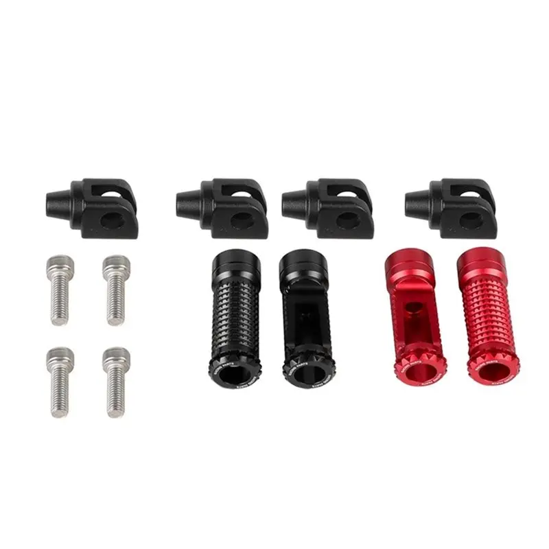 A96E-For KAWASAKI Z300 ZR1100 ZR550 Ninja 250 300 ZX-6 Front Footrest Foot Pegs Pedals Motorcycle Rider Footpeg