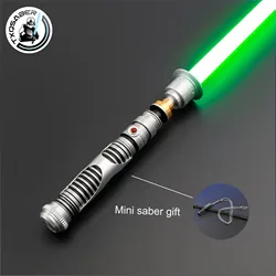 TXQ The lord 1inch Luminous Toy Lightsaber 16sound Smooth Swing Combat Skywalke Gift JEDI Sword Metal Force Glow Proffie SNV4