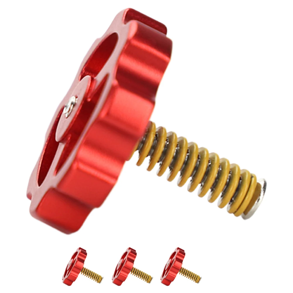 

4 Pcs Hot Bed Leveling Assembly Metal Die Screws Light Loading Springs Printer Nuts 3d Replacement Part Superior Strength