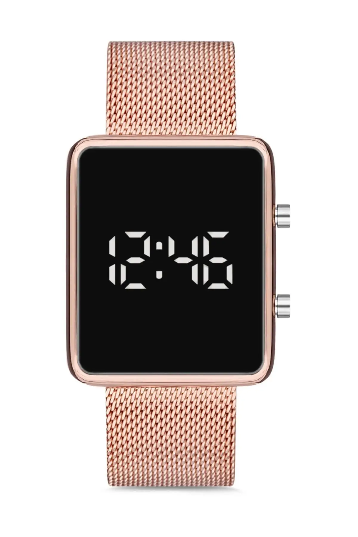 Jam Led Kabel Magnet Emas Uniseks