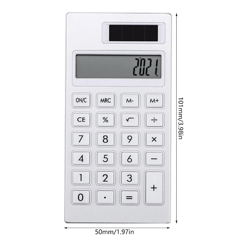 12Bit Desk Calculator Students Calculators Thin Easy to Carry and Use