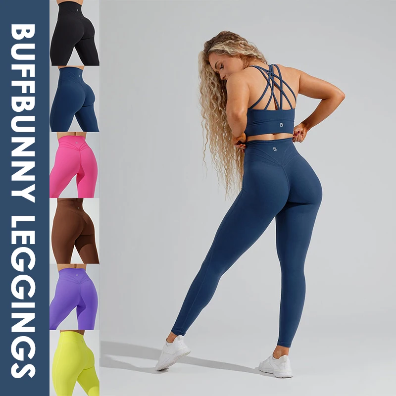 

Buffbunny Leggings Yoga Soft High Waist 3line Elastic Women Fitness Tights 2023 Fashion Pants Gym Female Sportswear Sexy Leggins